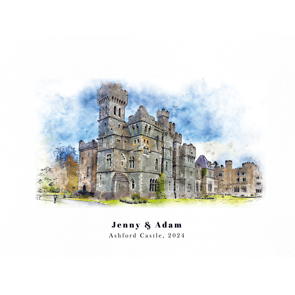 Personalised Wedding Location Print (Copy) - Littlebee Prints