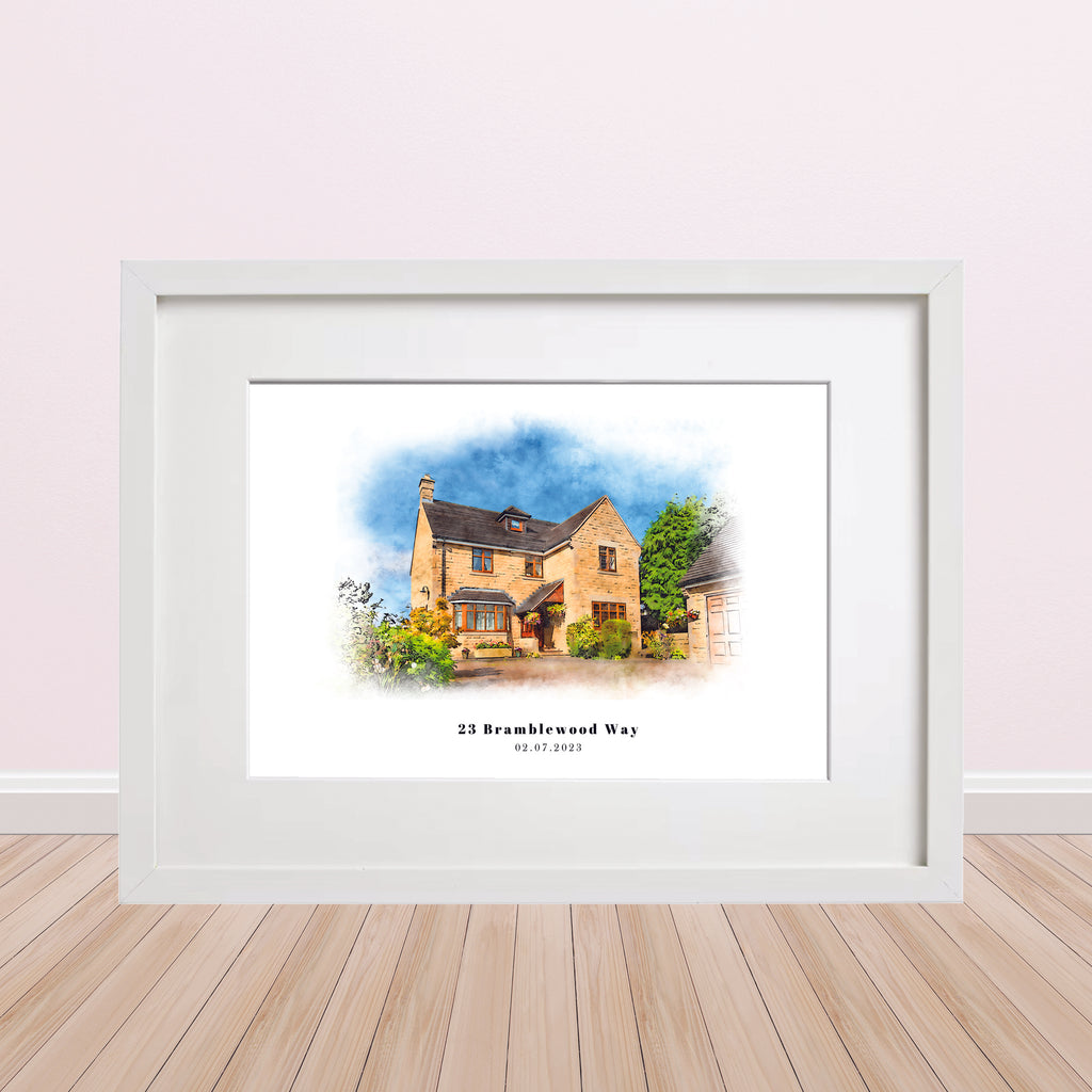New Home Art Print - Gift Ireland