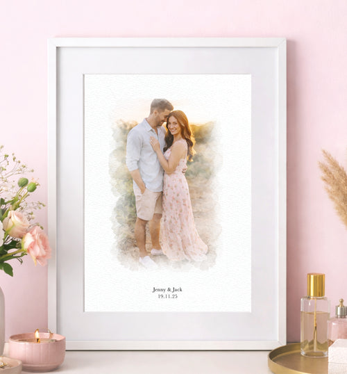 Engagement Portrait Print