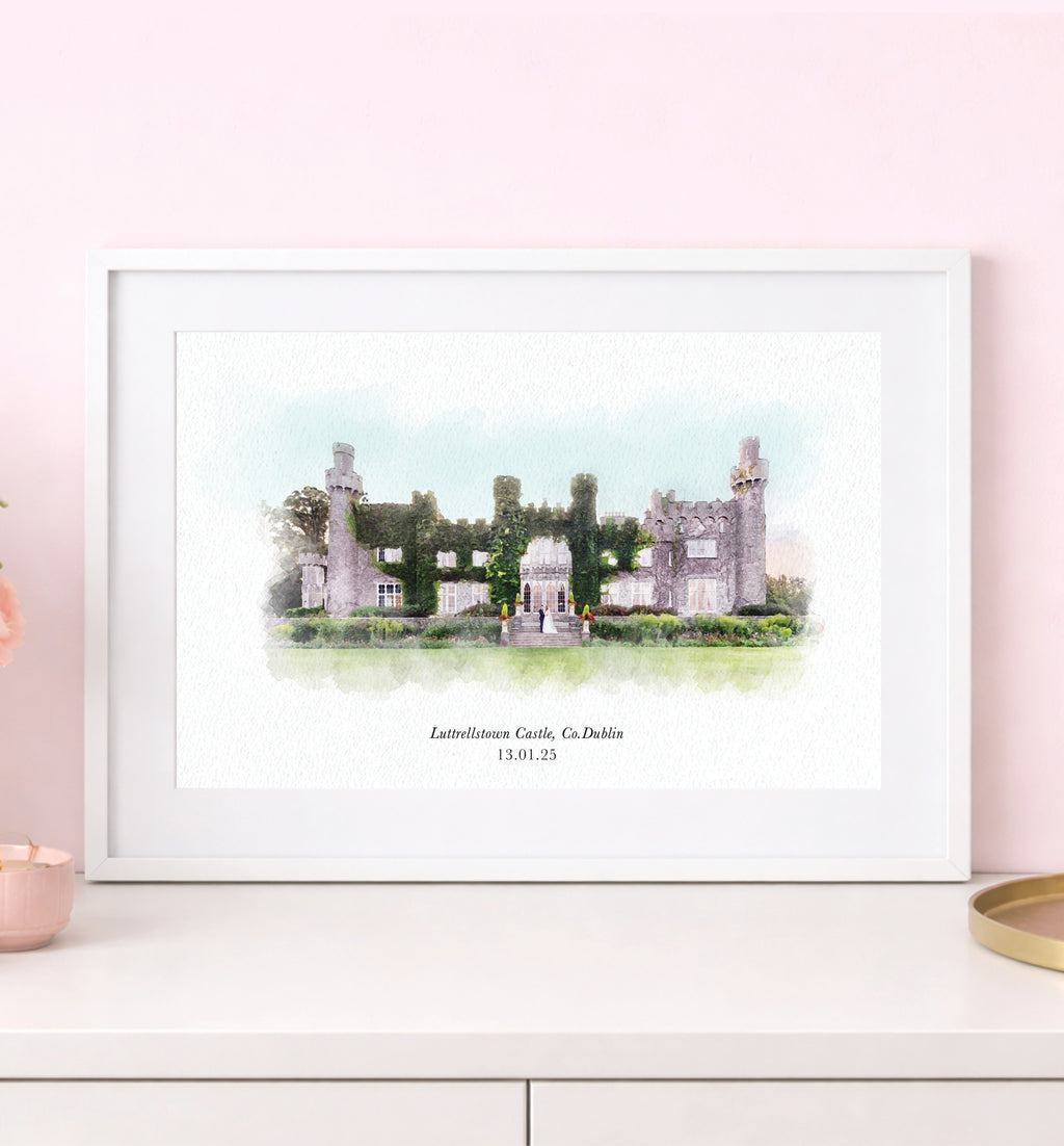 Personalised Wedding Location Print