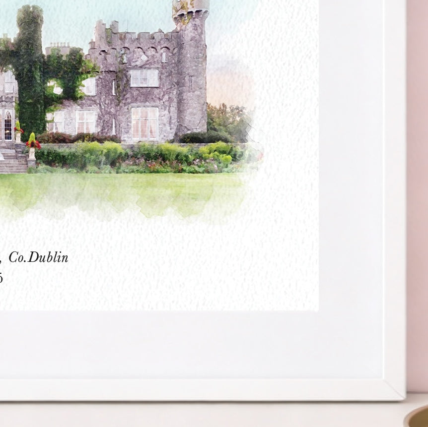 Personalised Wedding Location Print